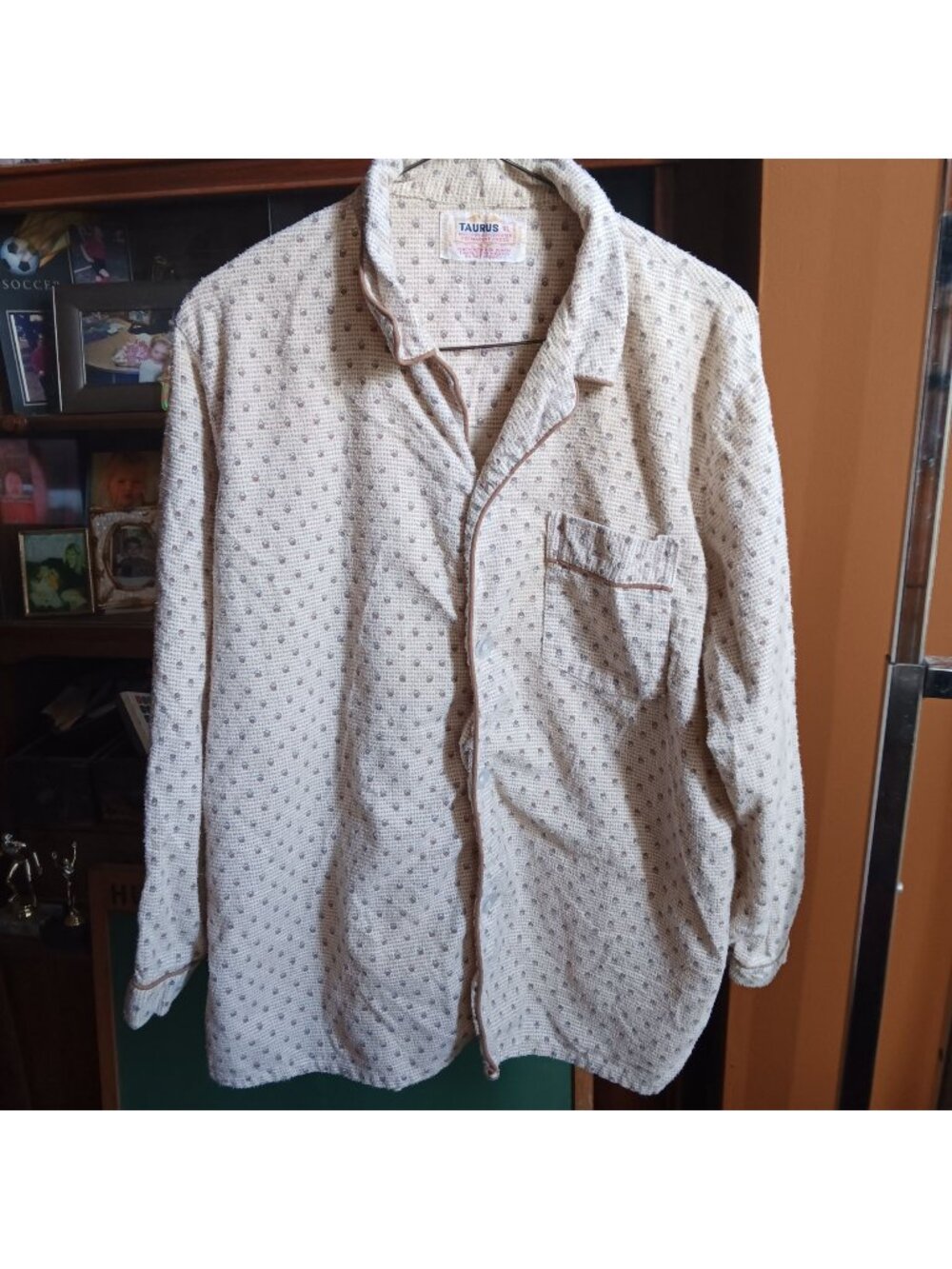 Vintage Pajamas Taurus Mens XL Set 80% Cotton 20% Polyester 1970s